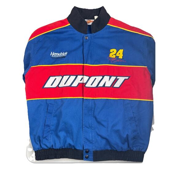 Nascar Racing Jacket Winners Circle Mens 24 Dupont Motorsports Size Large